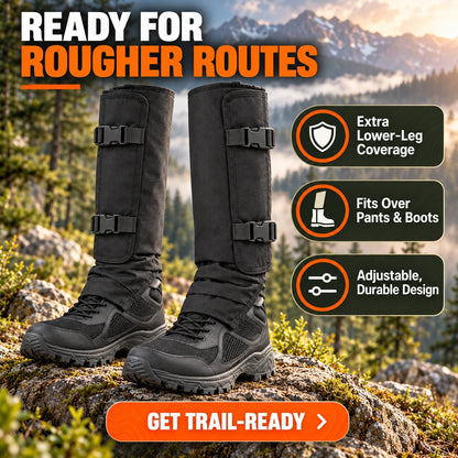 🥾Adjustable Snake-Resistant Leg Gaiters for Hiking & Hunting