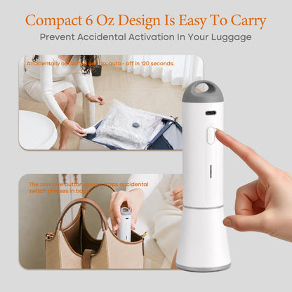 🧳💨 Vacease Cordless Travel Vacuum Bag Set with Rechargeable Air Pump