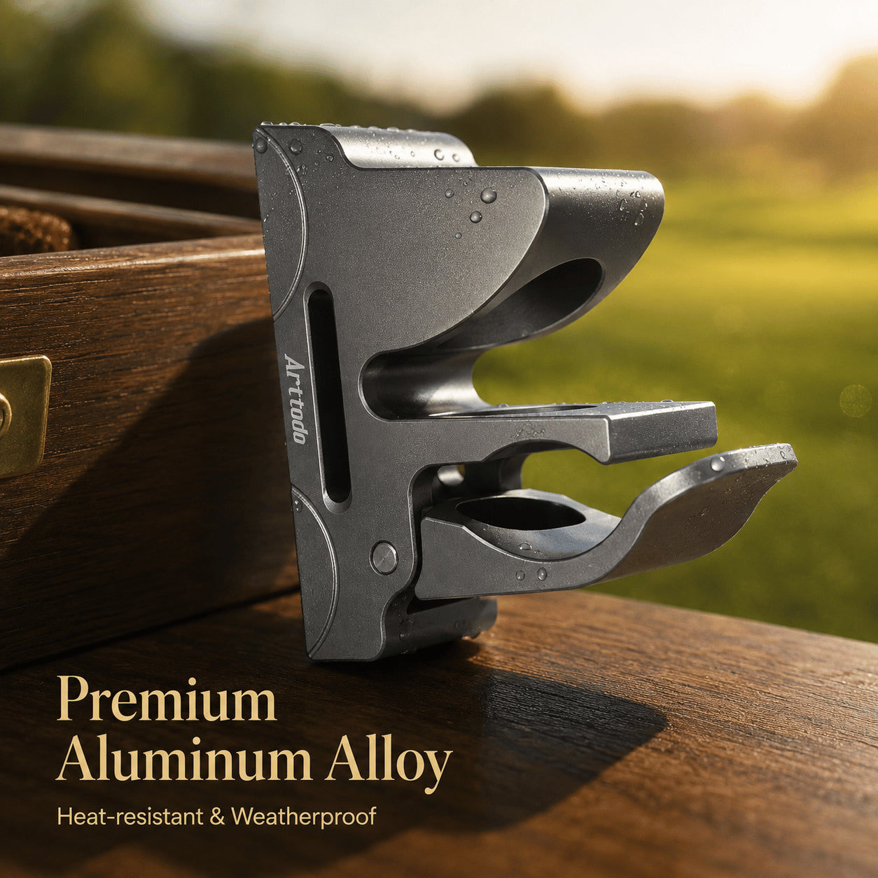 ⛳️ Premium Magnetic Cigar Clip for Golf Carts | Ultra-Strong Magnet & Silicone Grip 💨