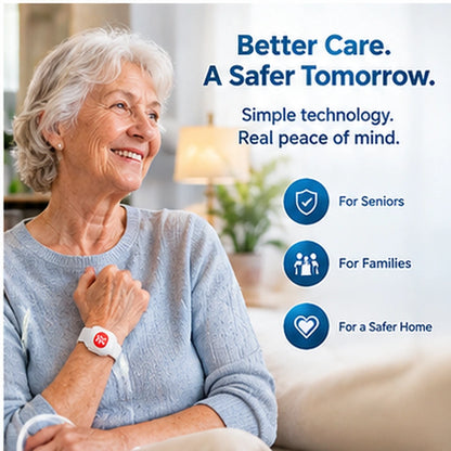 Smart emergency help bracelet for the elderly
