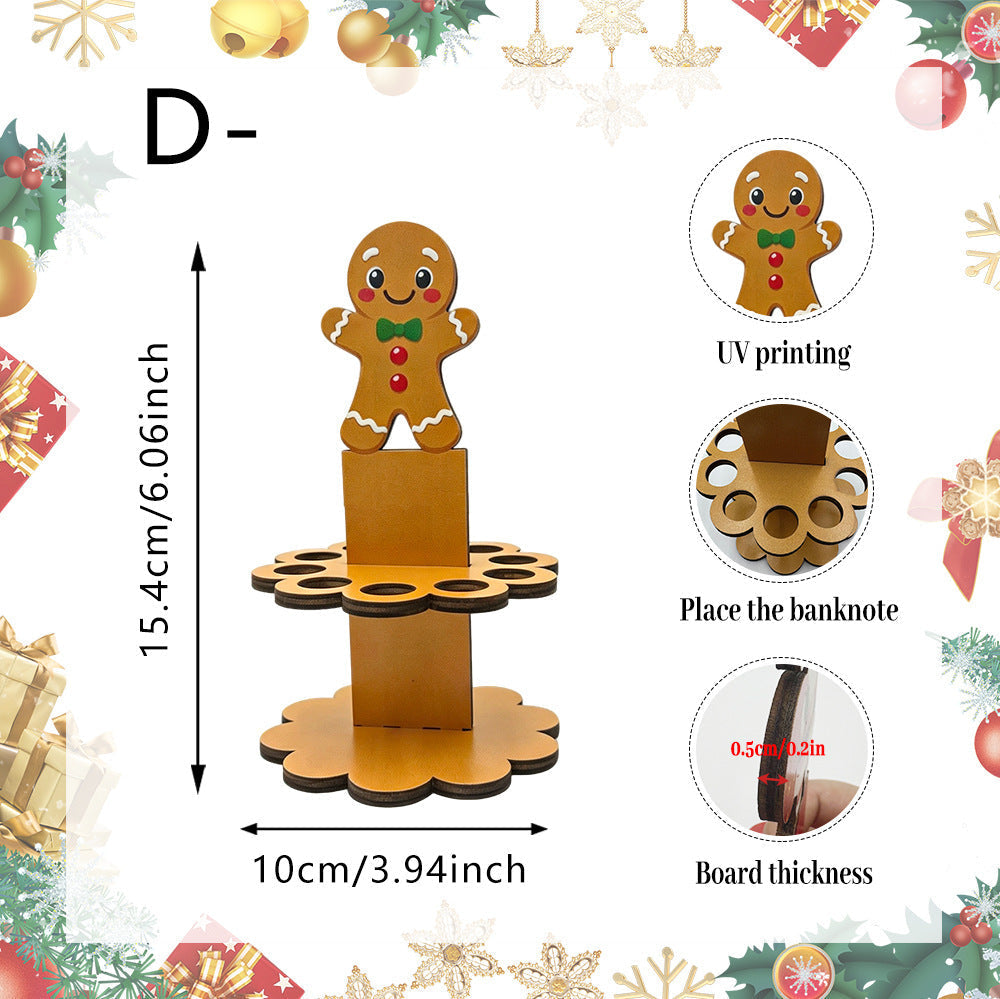 💵 Unique Christmas Wooden Cash Gift Stand – Make Giving Cash Extra Fun & Special! 🎄
