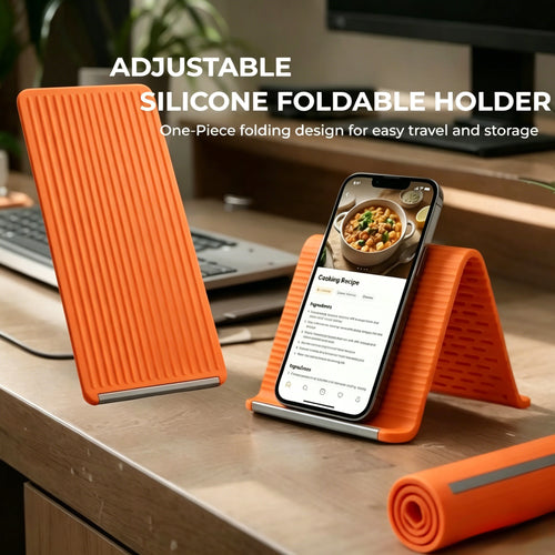 Ultra-Portable Bendable Silicone Phone Holder for Desk, Bed & Travel 📱🎒