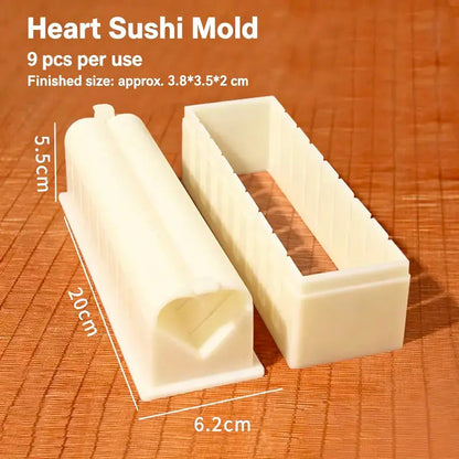 🍣 Easy Sushi Maker Mold – Perfect Homemade Rolls, No Rolling Skills Needed! 🙌