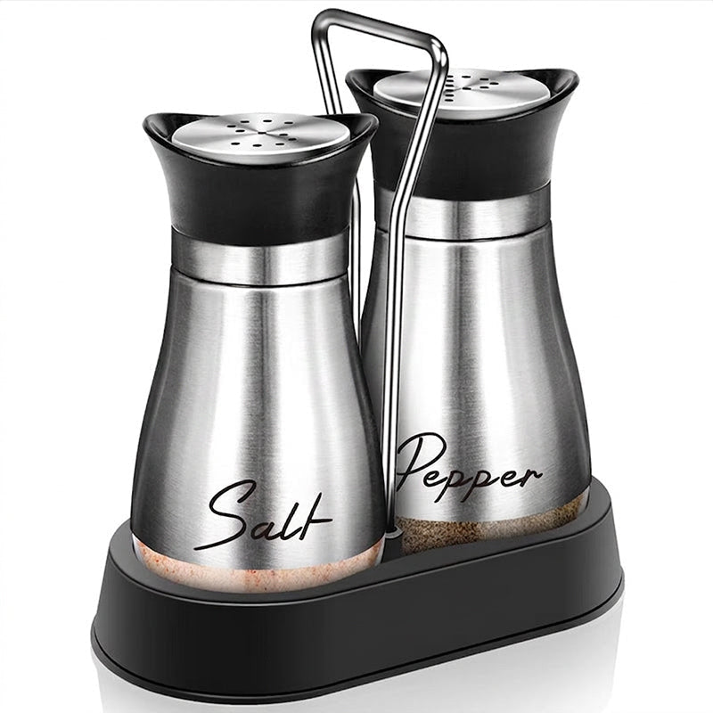 🐧 Penguin Design Salt and Pepper Shaker Set – Cute Shape, 304 Stainless Steel & Precision Dispensing Lid ✨