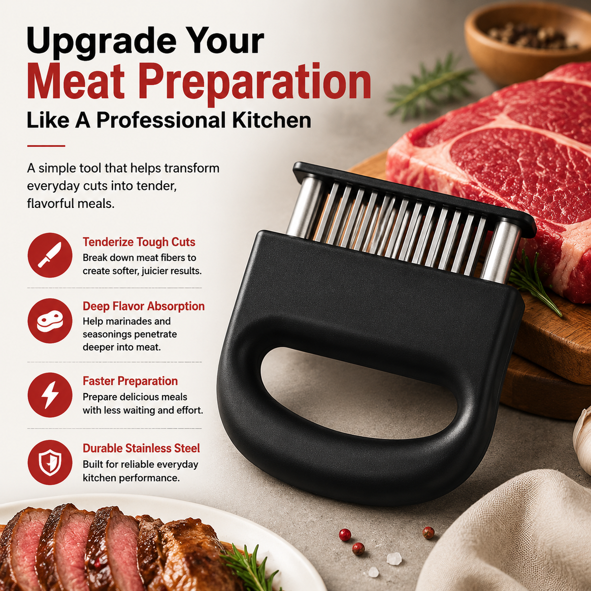 New 48-needle meat tenderizer kitchen tool