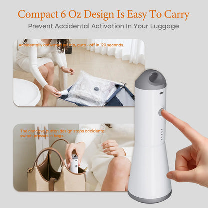 🧳💨 Vacease Cordless Travel Vacuum Bag Set with Rechargeable Air Pump