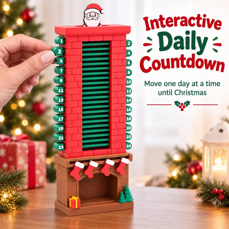 🎄Creative Christmas Chimney Advent Calendar – 24-Day Holiday Countdown