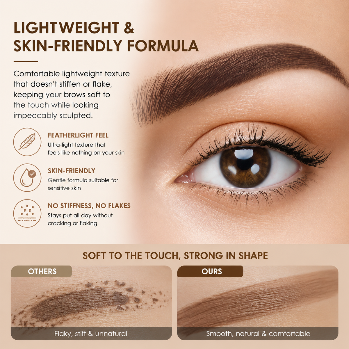 🖌️Waterproof eyebrow dye cream