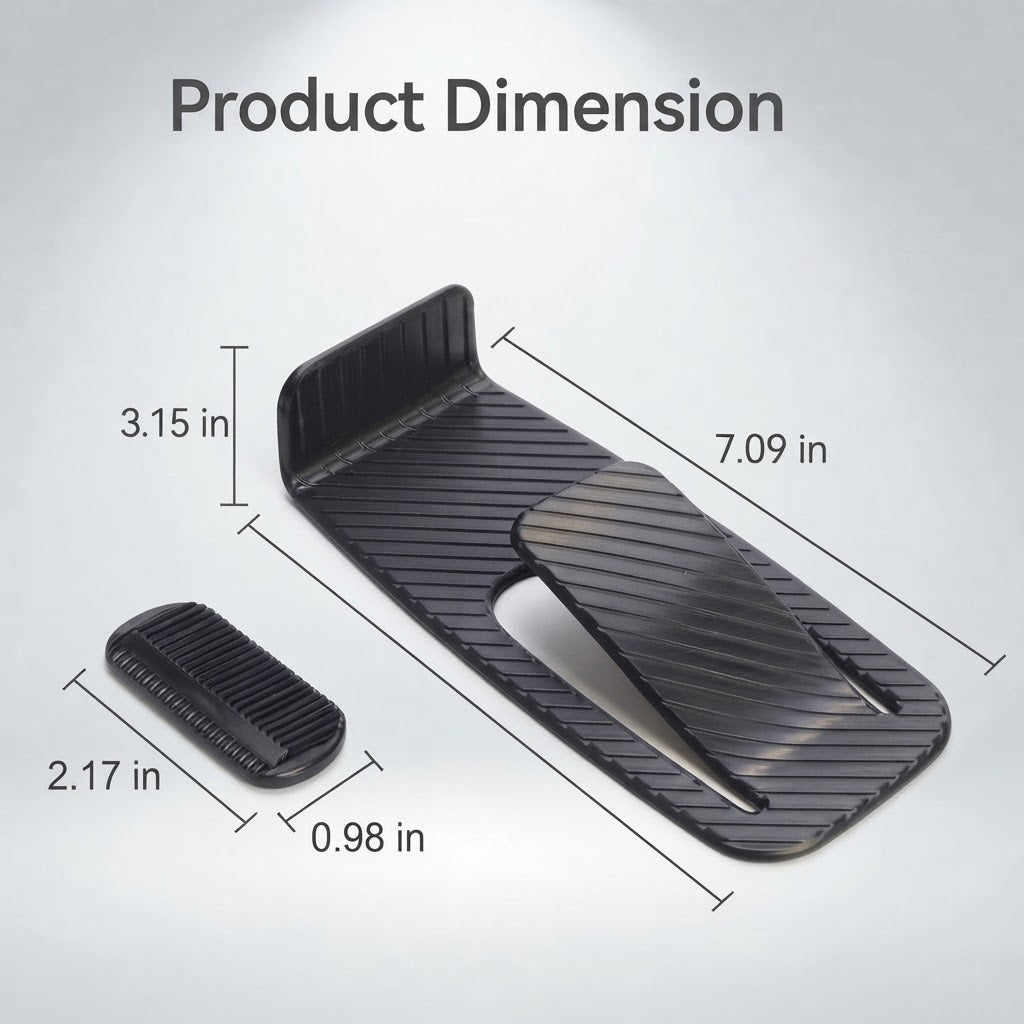 🦶Spring-loaded innovative doorstop - securely holds open door wedges in place