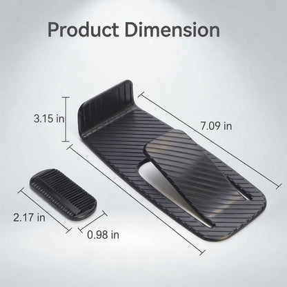 🦶Spring-loaded innovative doorstop - securely holds open door wedges in place