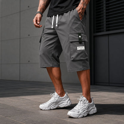 ⏳Buy 2 Free Shipping !!📢Men's Casual Drawstring Capri Cargo Pants 🔥