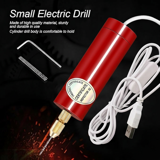 🔋Mini multi-functional electric drill - DIY hand drilling tool for crafting projects