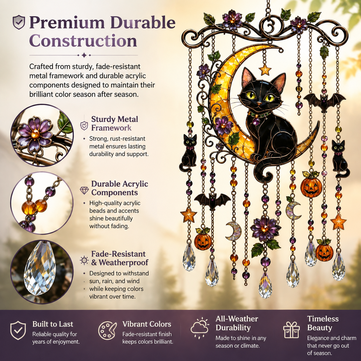 🌙Halloween Sunshine Capture Wind Chimes