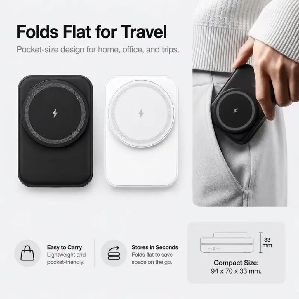 3-In-1 Foldable Magnetic Wireless Charger