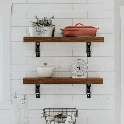🛠️🪄 2 Pack Heavy Duty Shelf Brackets Collapsible Shelf Brackets