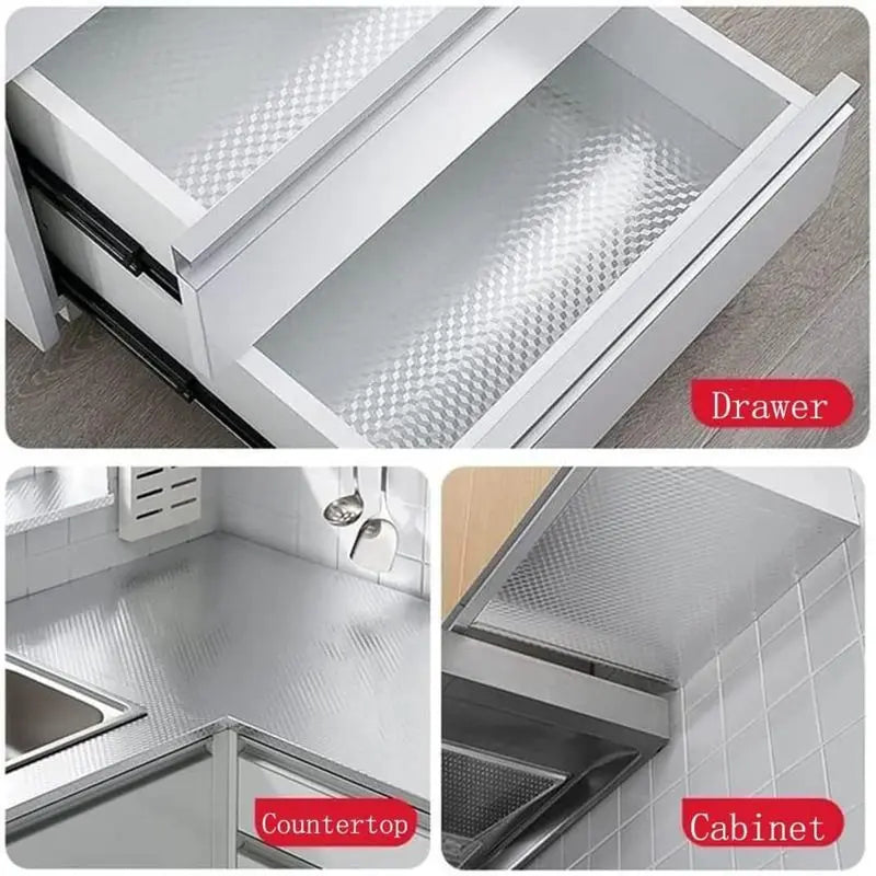 🏠 Waterproof and heat-resistant aluminum foil anti-oil sticker