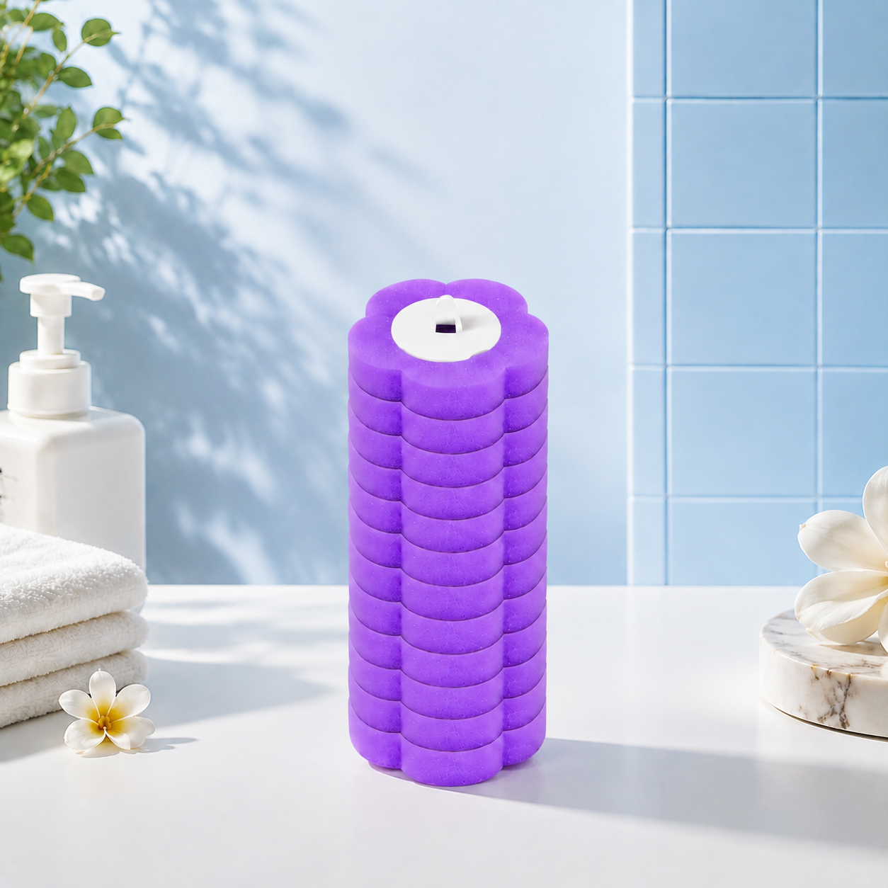 🧼Disposable toilet brush and brush holder set