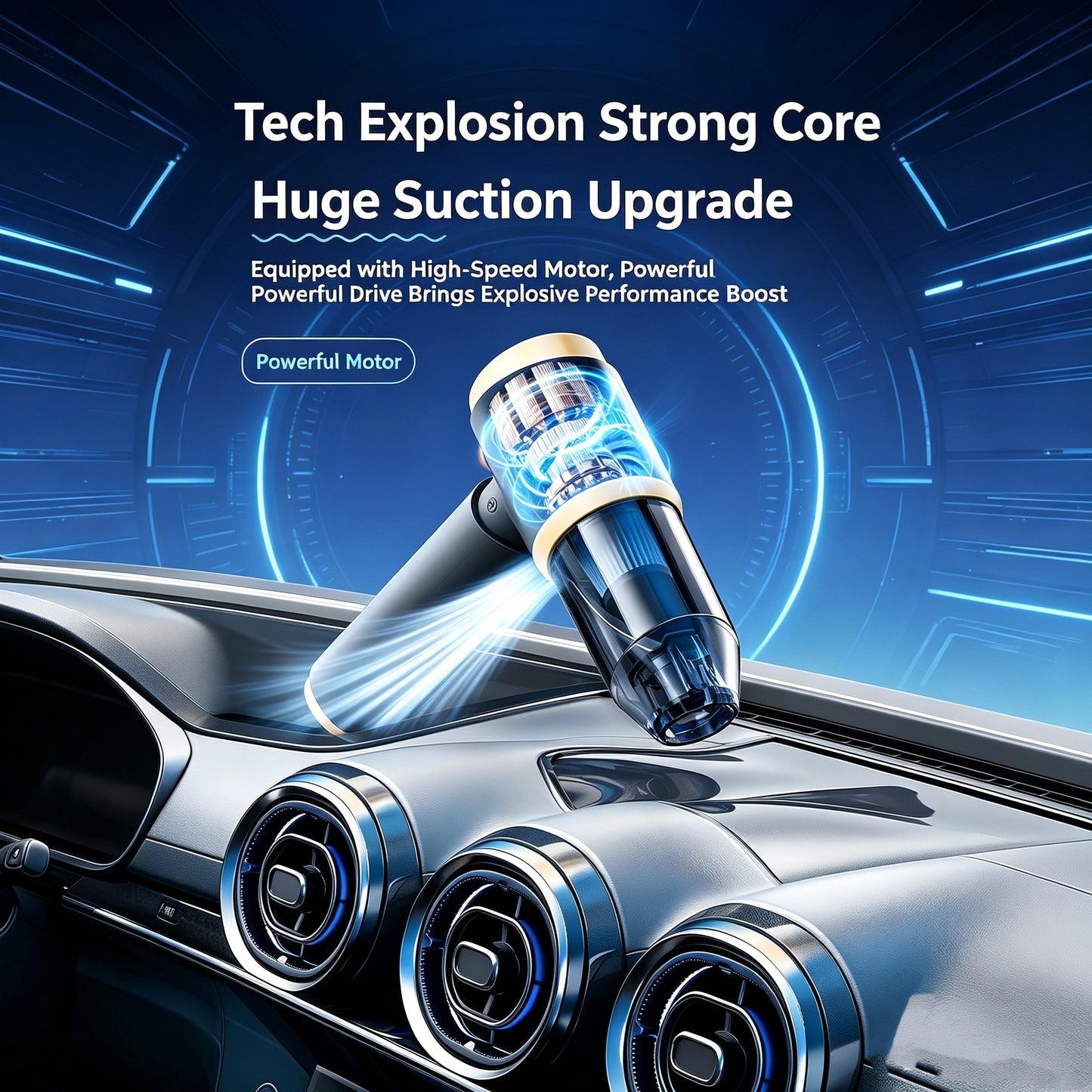 Portable Handheld Car Cordless Vacuum Cleaner