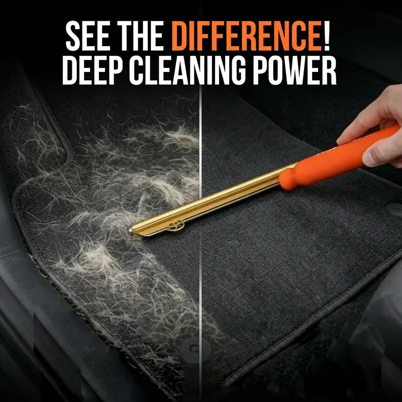 🐾 Pet Hair Remover Brush - Cleaner Efficient Carpet Tool