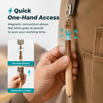 🔧👷Quick-access magnetic pen holder and tool organizer