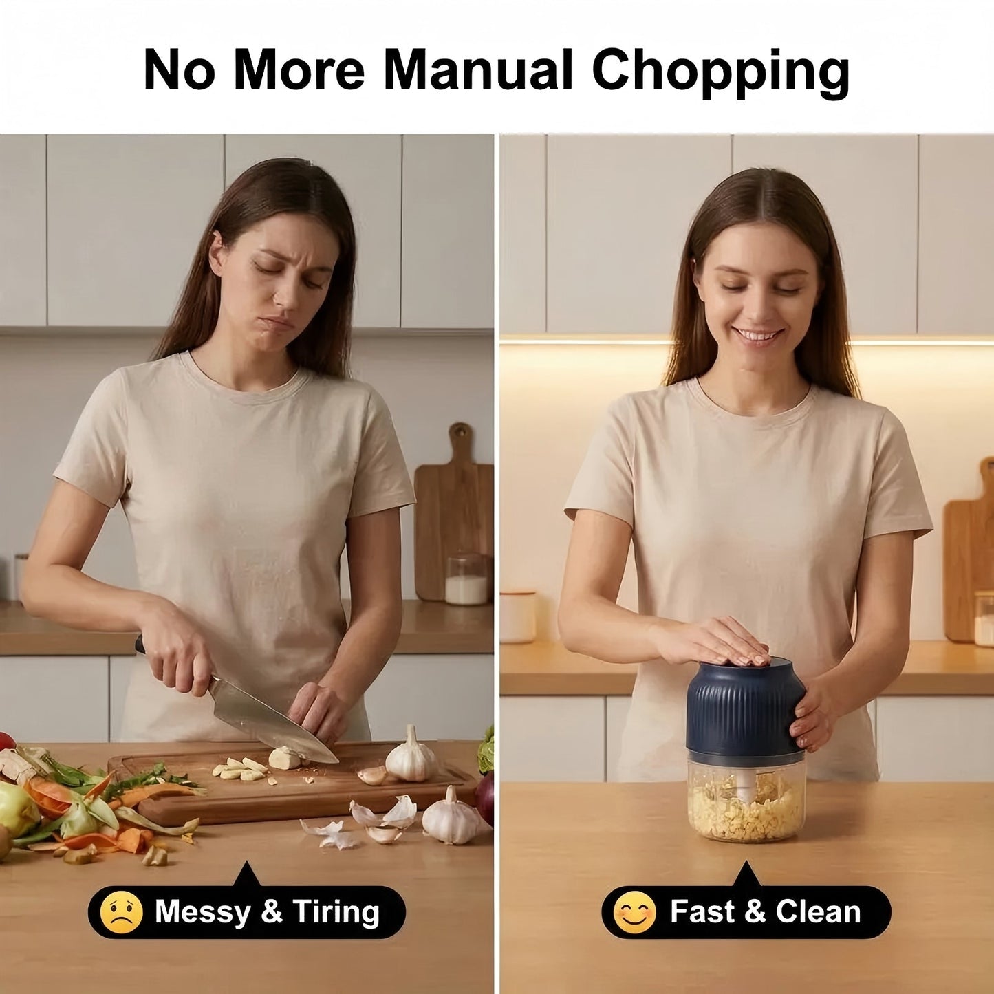 🧅 Electric Food Shredder, Mini Meat Grinder