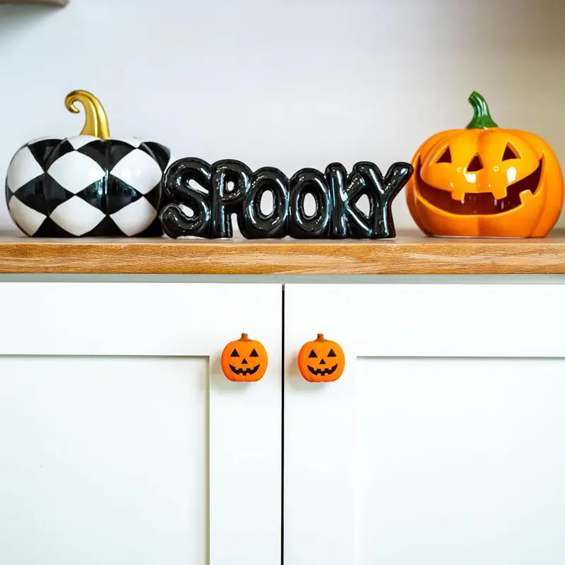 🎃✨Decorative Knob Sleeves - Pumpkin Lanterns - 12-pack