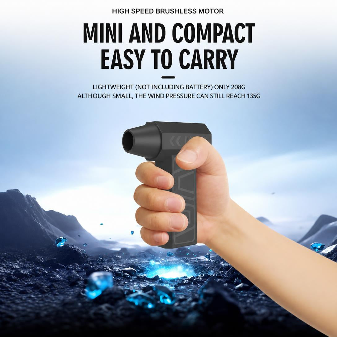 ⚡Portable rechargeable jet high-speed mini turbo fan