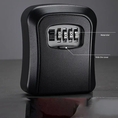 🔐Never Get Locked Out Again  | Secure 4-Digit Wall-Mounted Key Lock Box 🏡