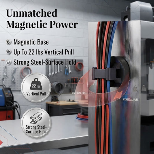 Heavy-Duty Magnetic Cable Tie Mounts(10Pcs)