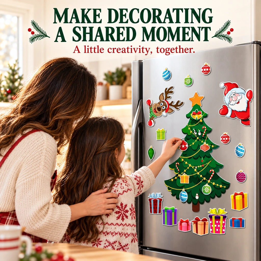 🎄Reusable Christmas Tree Fridge Magnet Set