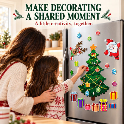 🎄Reusable Christmas Tree Fridge Magnet Set