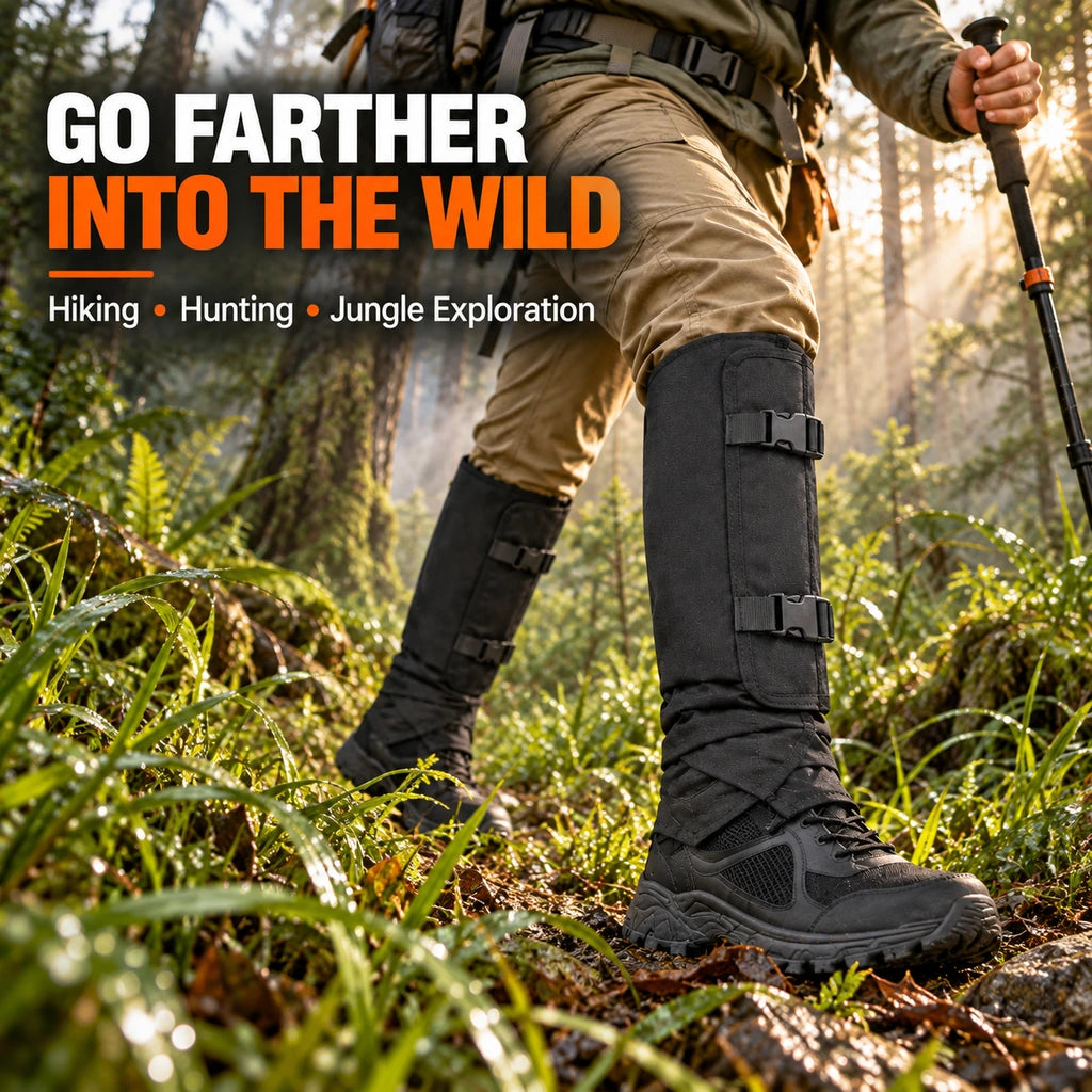 🥾Adjustable Snake-Resistant Leg Gaiters for Hiking & Hunting