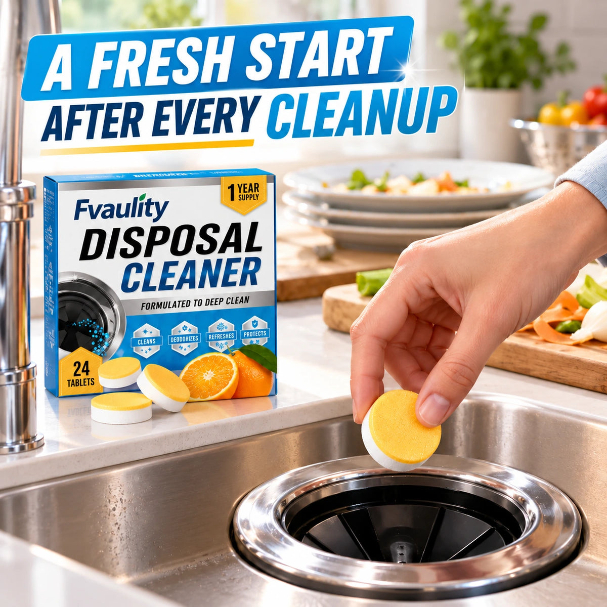 🫧Kitchen Garbage Disposal Cleaner & Deodorizer Tablets