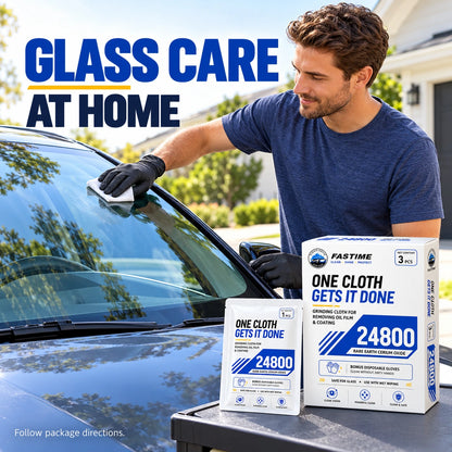 💧Windshield Oil Film & Water Spot Remover Cloths