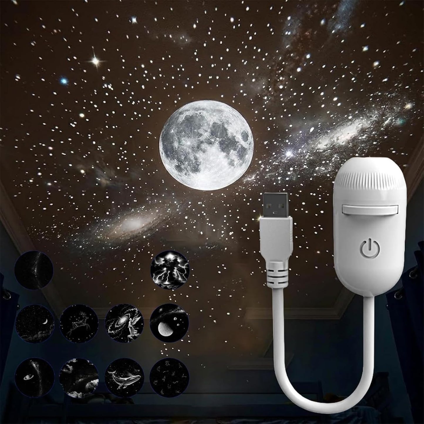 🌌Star projection lamp night light