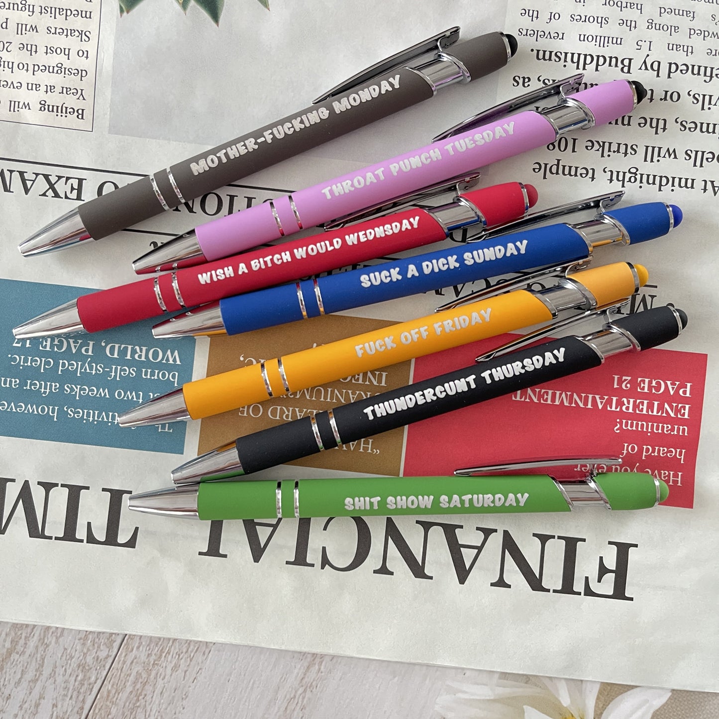 ✍️7 Pcs Funny Adult Gel Pen Set