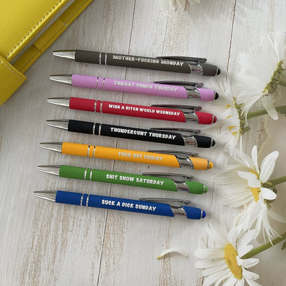 ✍️7 Pcs Funny Adult Gel Pen Set