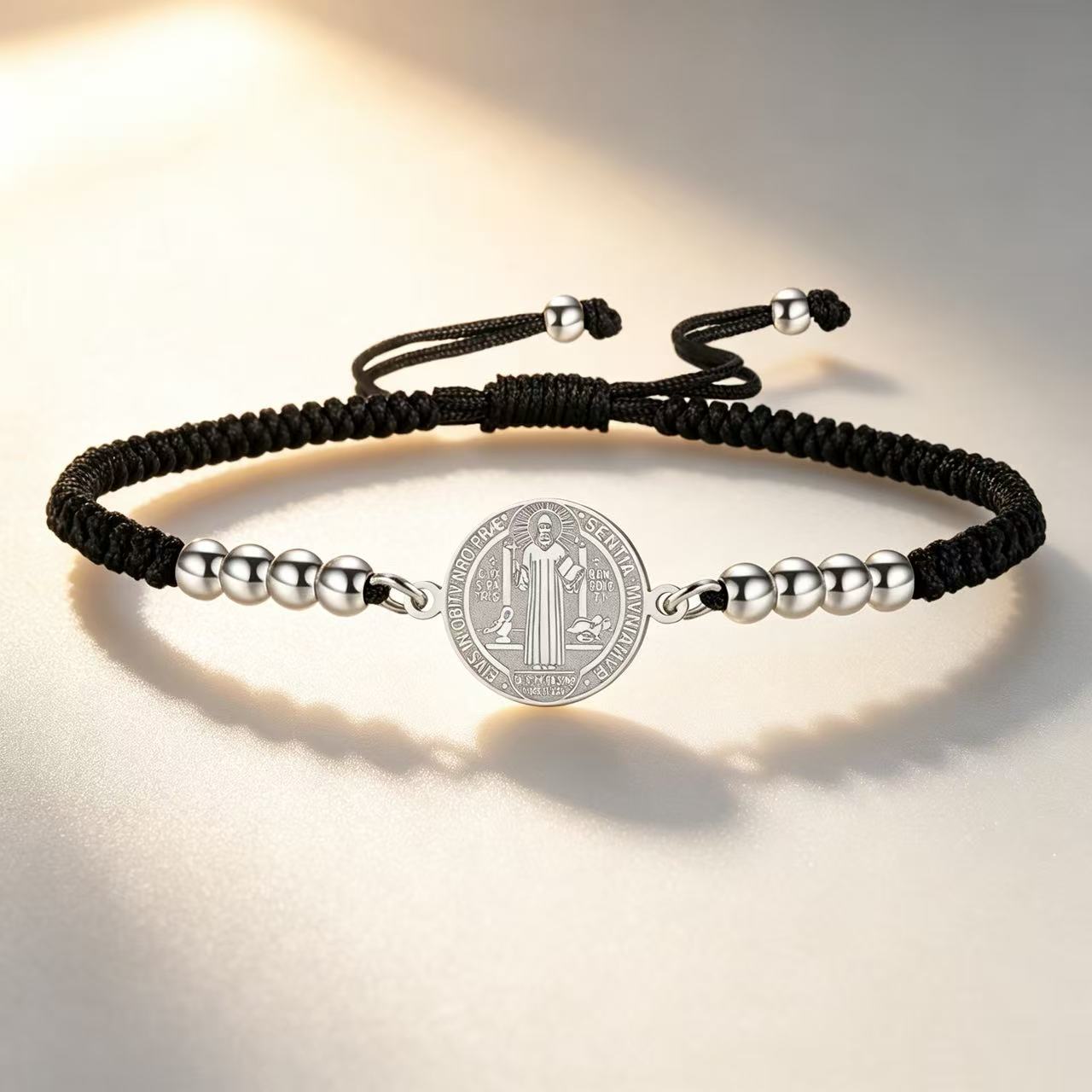 Silver And Black Cord