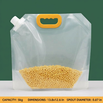 5 Counts Reusable Food Sealed Bags