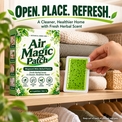 🌿 Mugwort Mite Defense Patches – Botanical Home Care, 6-Pack