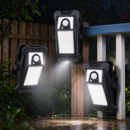 Solar-Powered Clip-On Motion Sensor Light