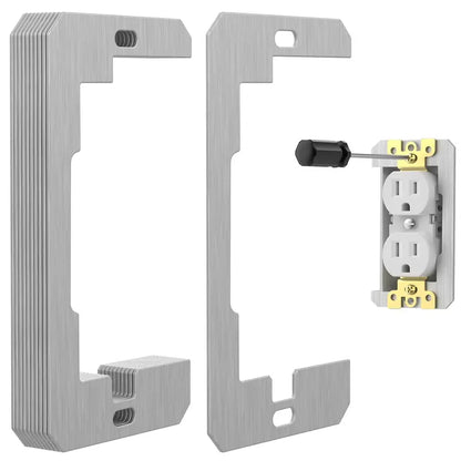 Wall Plate Spacers (Metal) – For Wall Outlet Repair and Securing Loose Outlets