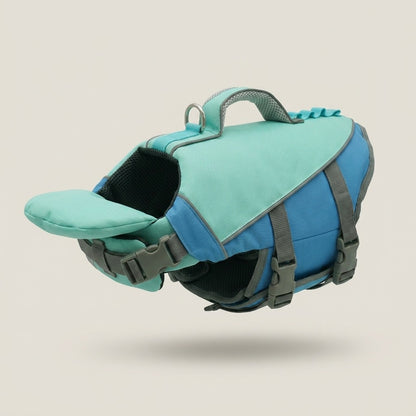 🐶 3-in-1 Safety Swim Gear for Dogs! 🌊 High-Buoyancy Life Vest 🤿 Front Head Support & Easy-Grab Handle 💕