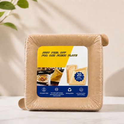🔄Peelable disposable paper trays