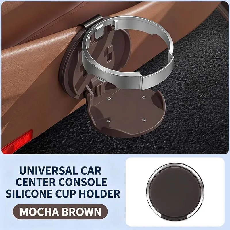 🚗 2-in-1 Foldable Car Cup Holder & Phone Stand – Space-Saving Design