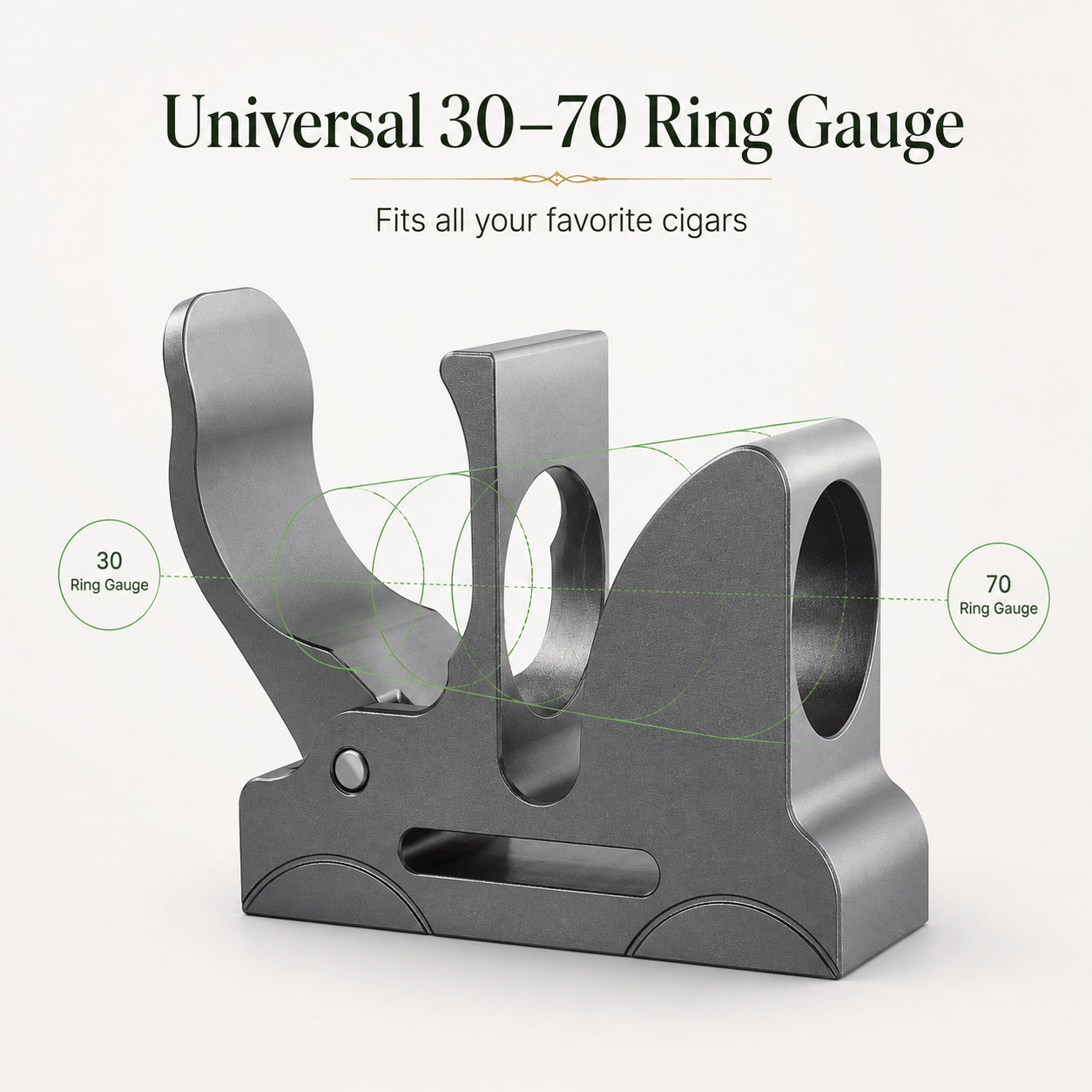 ⛳️ Premium Magnetic Cigar Clip for Golf Carts | Ultra-Strong Magnet & Silicone Grip 💨