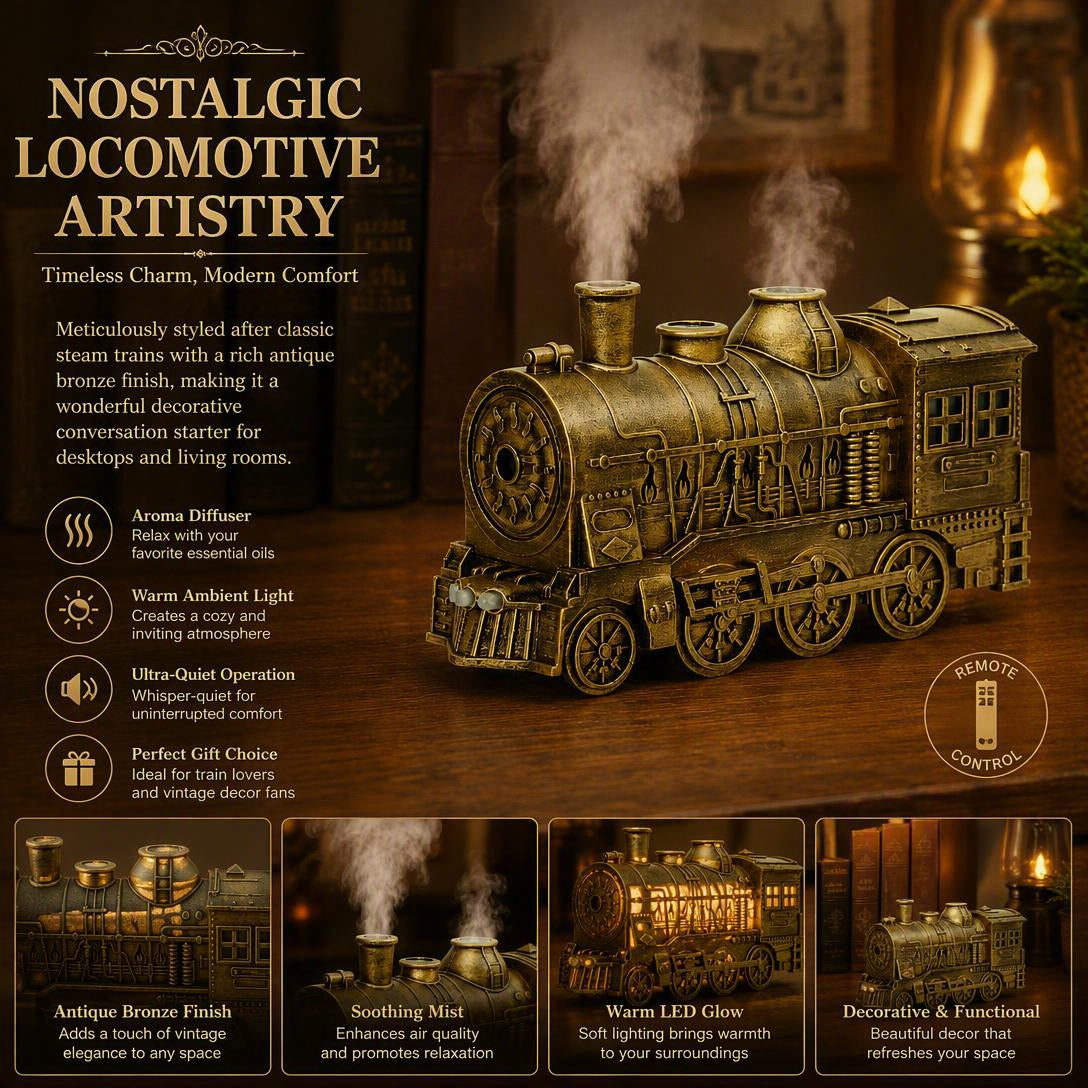 🚂Miniature Train-Shaped Aroma Diffuser