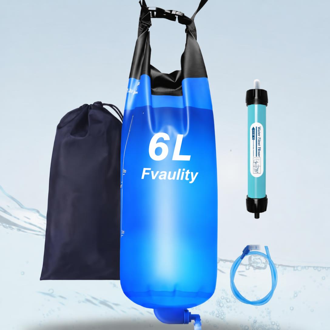 Upgraded version (bag body + water pipe + clip + filter element + storage bag + hanging rope)