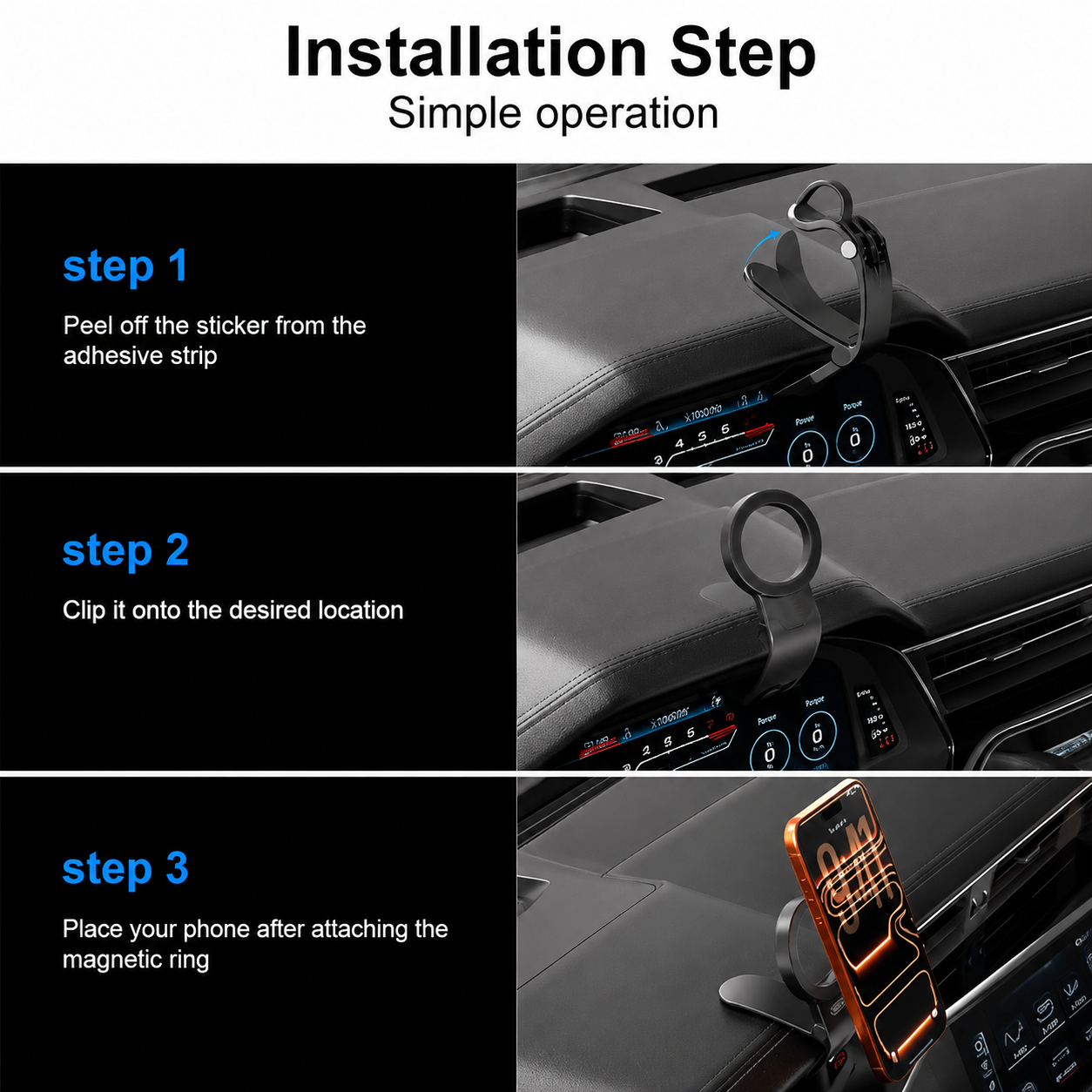 🧲Magnetic car phone holder