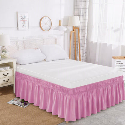🛏️Elegant Elastic Wrap-Around Bed Skirt